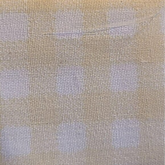 Westpoint Stevens Twin Flat Sheet Yellow Gingham Blend Cottagecore‎ Vtg New READ - Picture 9 of 10
